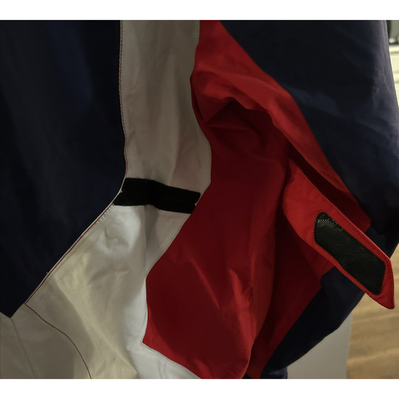 GALVIN GREEN GORE-TEX Men's XL Paclite Quarter Zip Pullover Red White Blue 1928 - Picture 9 of 16